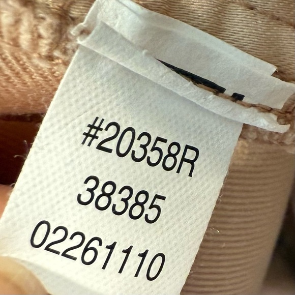 Spanx cotton stretch light peach tan front pocket high waist shorts size large - Picture 4 of 5